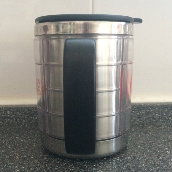 Canada Post Travel Tumbler Stainless Steel Black Lid Logo 400ml 14 oz - Picture 4 of 10